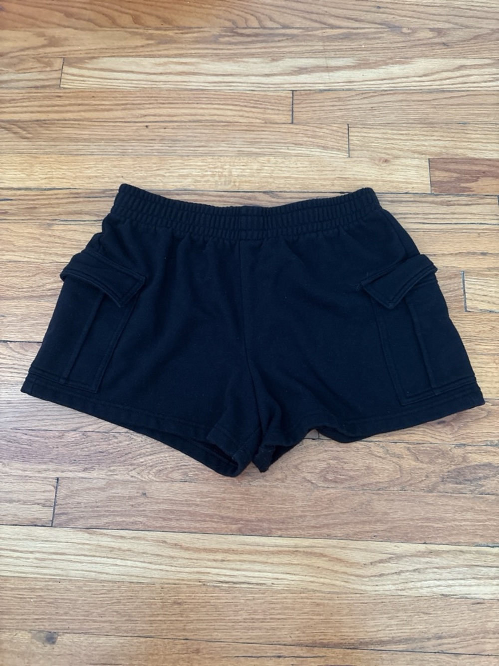 No Boundaries Black Cargo Pocket Shorts